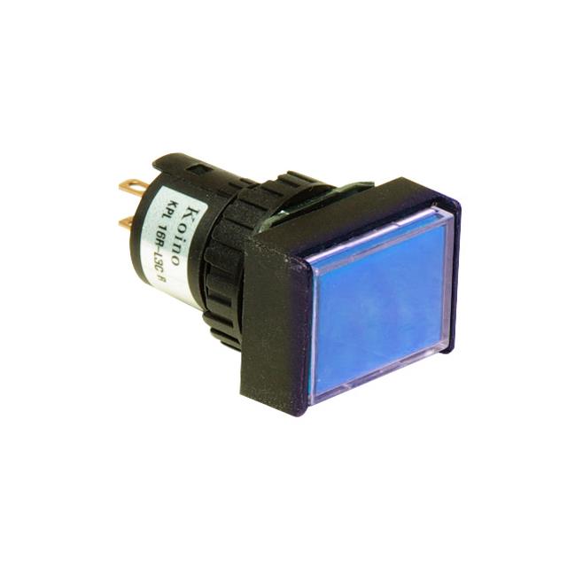 LED PNL IND BLUE 24X18 QUICK CON