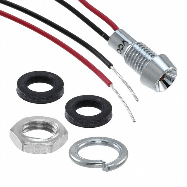 LED PNL IND AMBER DIFF 6.60MM