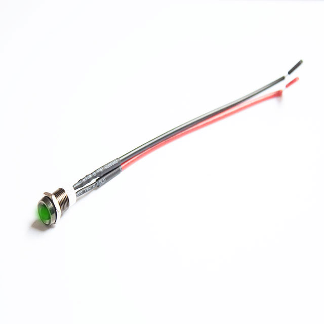 LED PNL IND GREEN CLEAR 5MM LDS