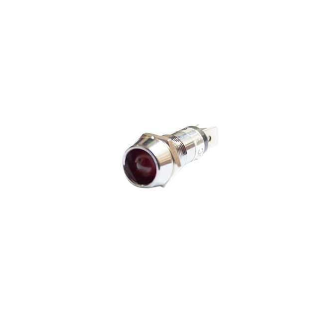 LED PNL IND RED DIFF 8MM QUK CON