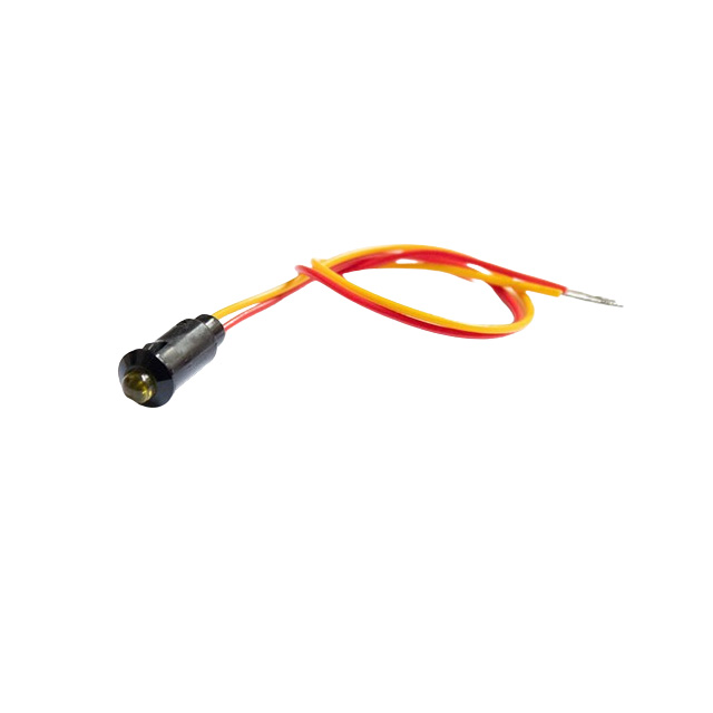 LED PNL IND YLW CLEAR 5MM LEADS