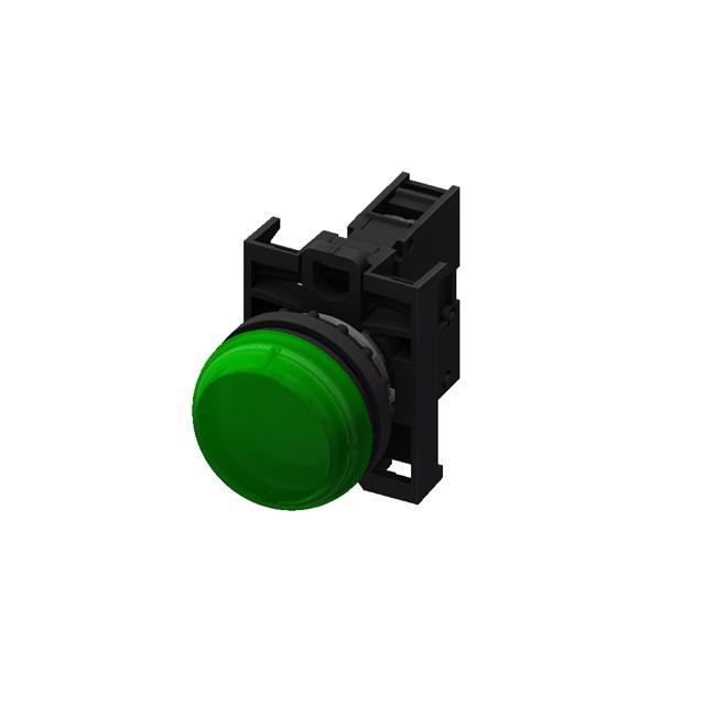 LED PNL IND GREEN DIFF 29.60MM