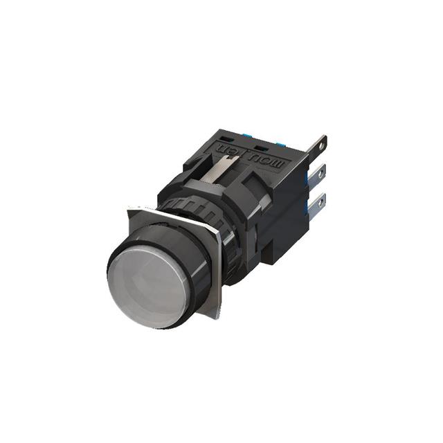 LED PNL IND WHT DIFF 18MM QUICK