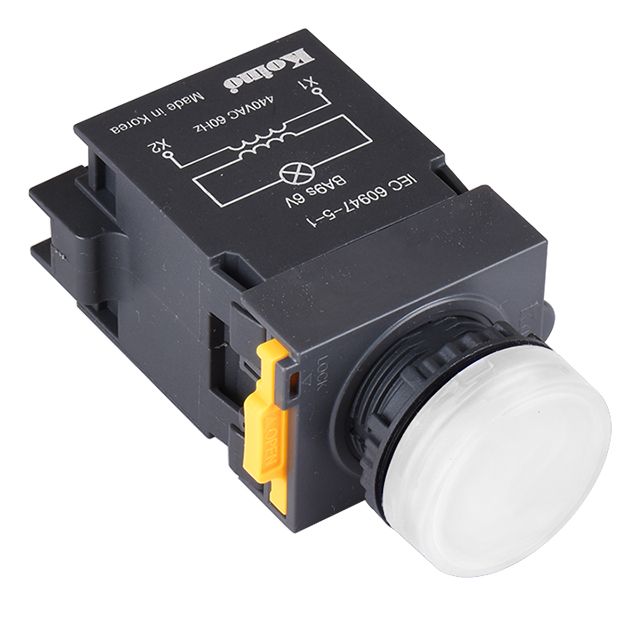 LED PNL IND WHT 28.50MM SRW TER