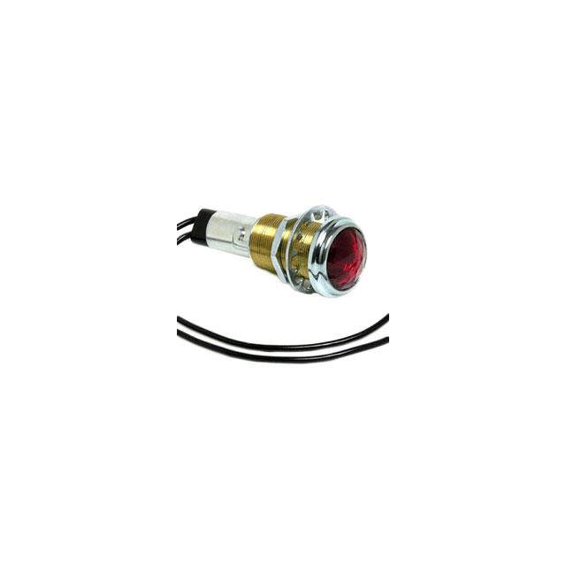 INCAN PNL IND RED 23.80MM LEADS
