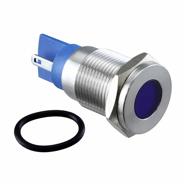 LED PNL IND BLU CLR 10MM QUICK