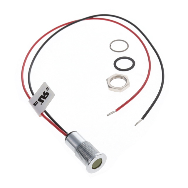 LED PNL IND YELLOW DIFF 5MM LDS