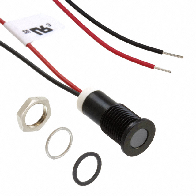 LED PNL IND WHITE DIFF 5MM LEADS