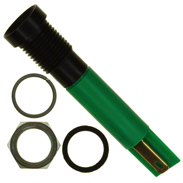 LED PNL IND GREEN DIFF 5MM SLDR