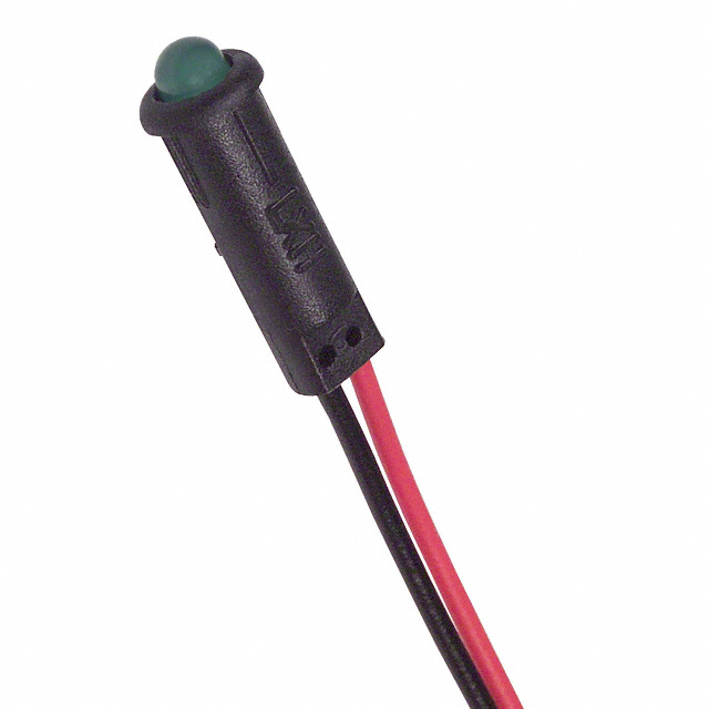 LED PNL IND GREEN DIFF 3MM LEADS