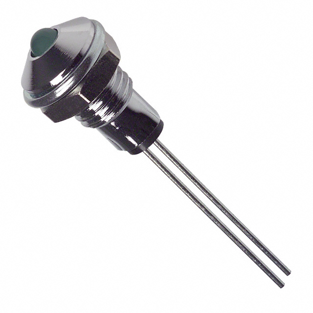 LED PNL IND GREEN DIFFUSED 3MM
