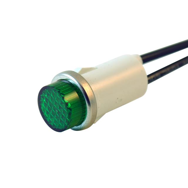 NEON PNL IND GREEN WIRE LEADS