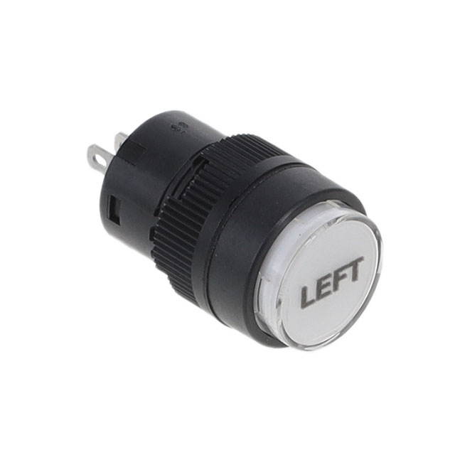 LED PNL IND RED CLR 15MM QUICK