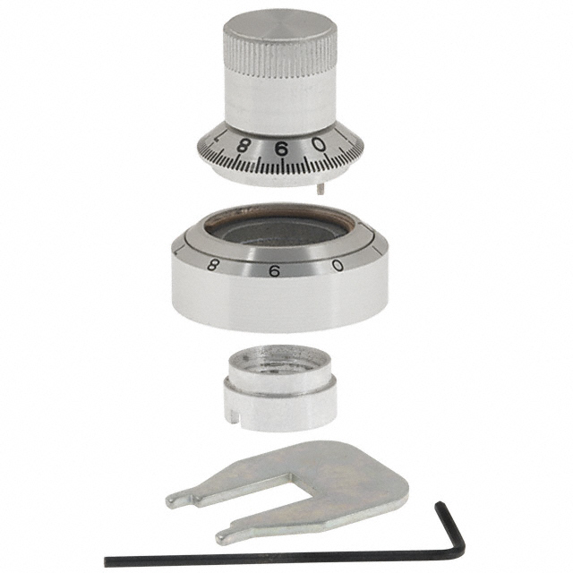 SCALE DIAL 0.25" 10 TURN ANODIZE