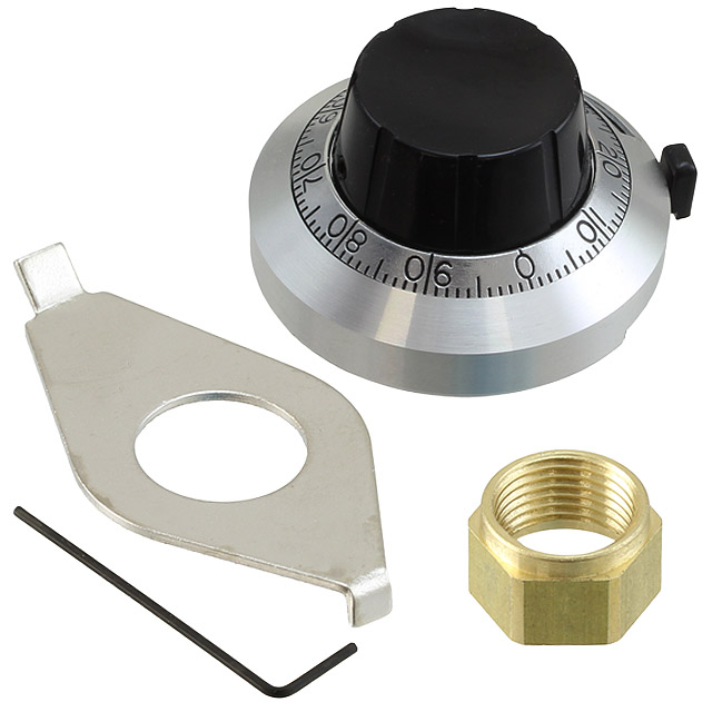 SCALE DIAL 0.25" 15 TURN PLASTIC