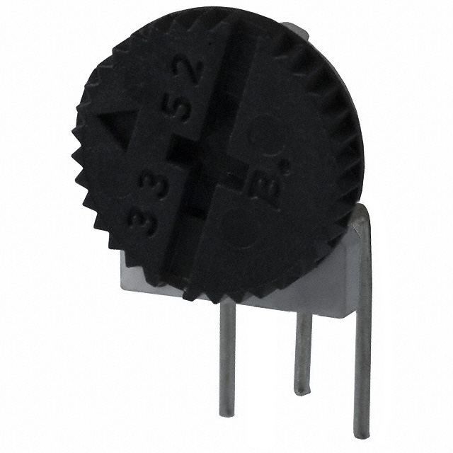 THUMBWHEEL POT 100 OHM 0.5W SIDE