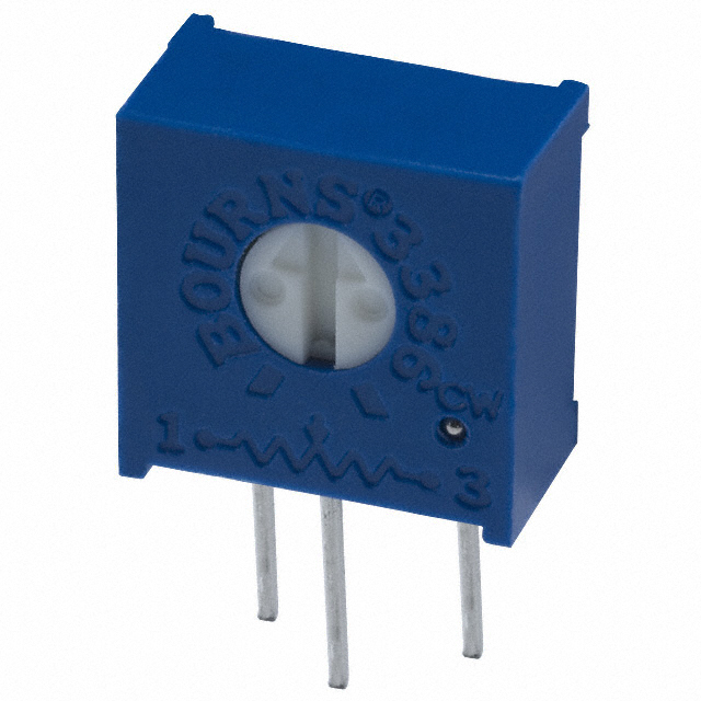 TRIMMER 100 OHM 0.5W PC PIN SIDE