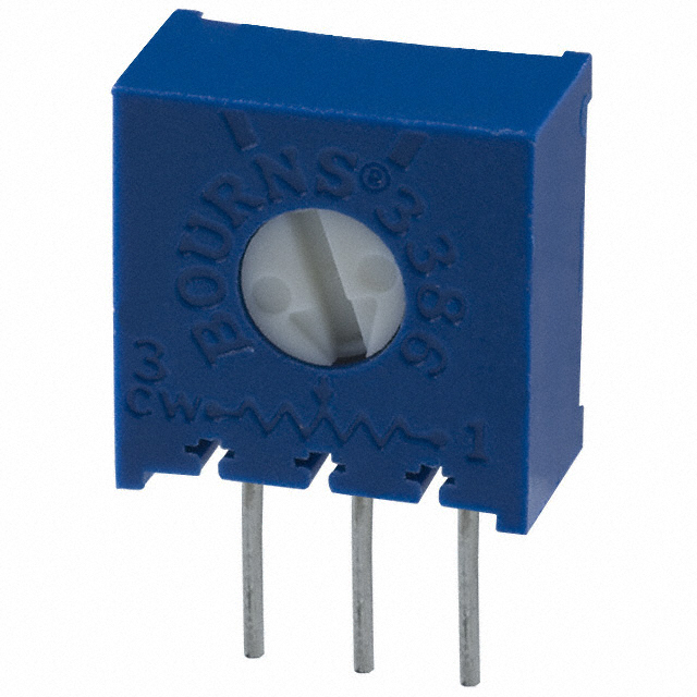TRIMMER 2M OHM 0.5W PC PIN SIDE