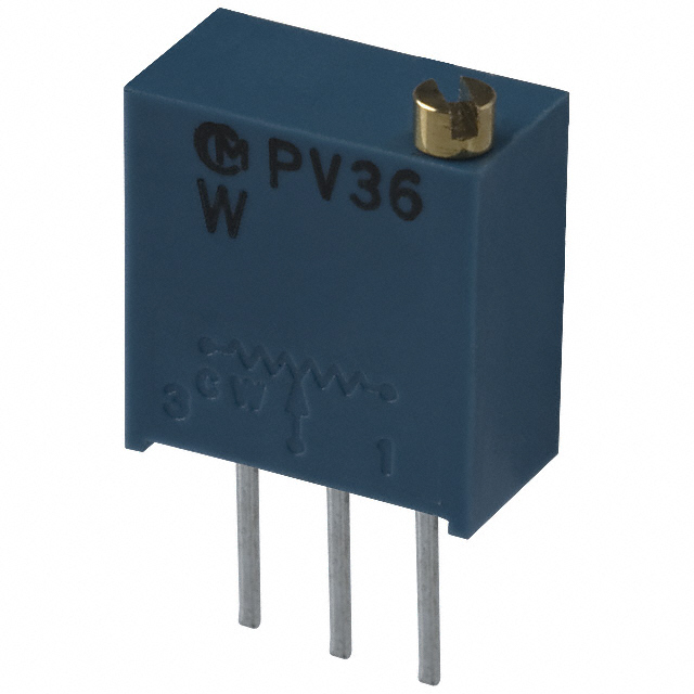 TRIMMER 100 OHM 0.5W PC PIN TOP