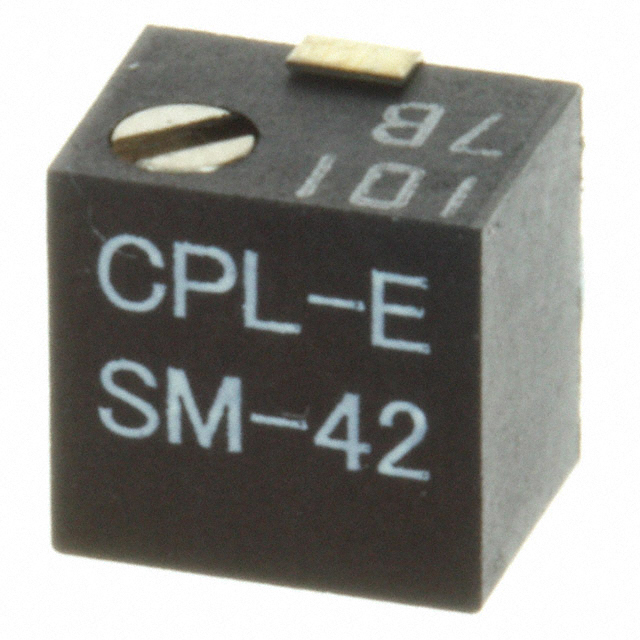 TRIMMER 100OHM 0.25W J LEAD SIDE
