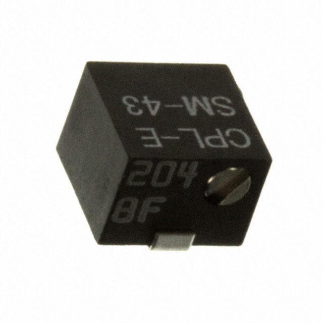 TRIMMER 10 OHM 0.25W J LEAD TOP