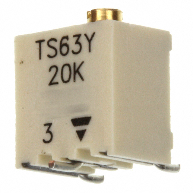 TRIMMER 20K OHM 0.25W GW TOP ADJ