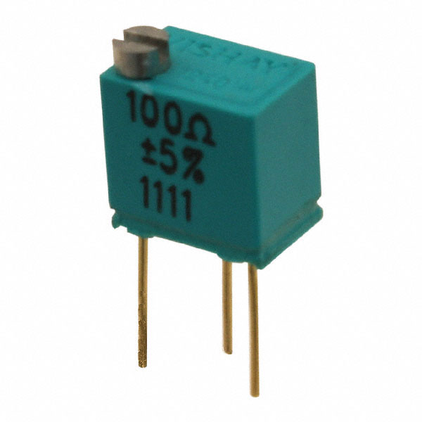 TRIMMER 100 OHM 0.25W PC PIN TOP