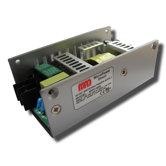 AC/DC U-CHANNEL ,60W, 24V OUT (MPU-60S-24T) | IC Online