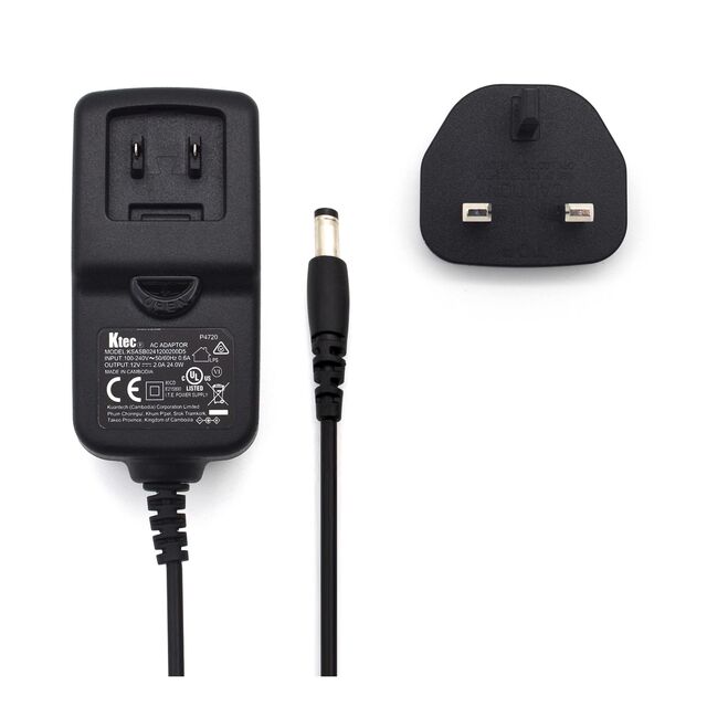 AC/DC WALL MOUNT ADAPTER 12V 24W