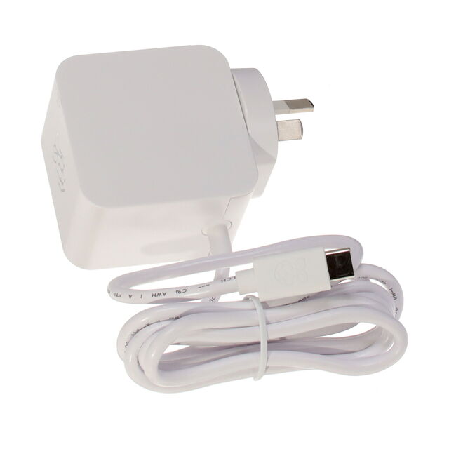 27W USB-C PSU AU, WHITE
