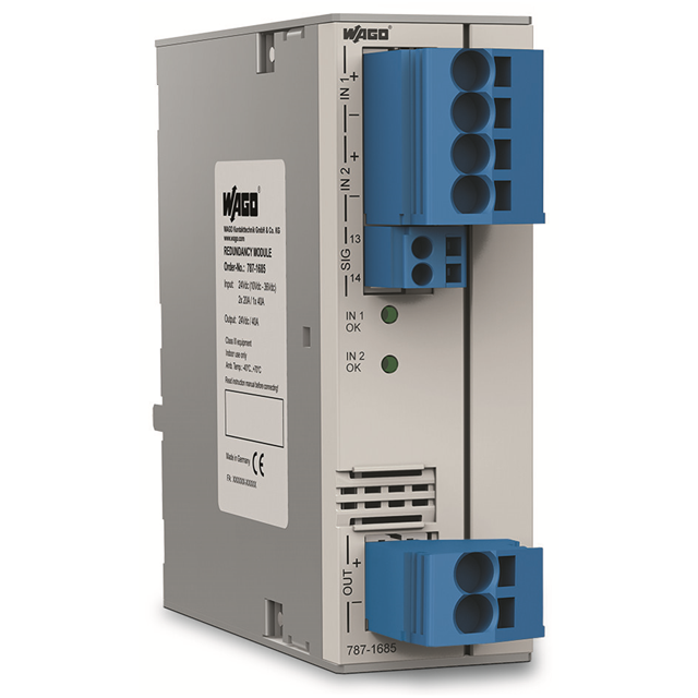 REDUNDANCY MODULE; 2 X 24 VDC IN
