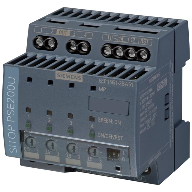 DC/DC DIN RAIL SUPPLY QUAD 24V