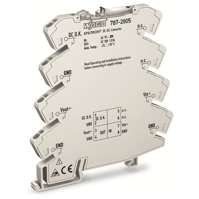 DC/DC DIN RAIL SUPPLY 12V 6W
