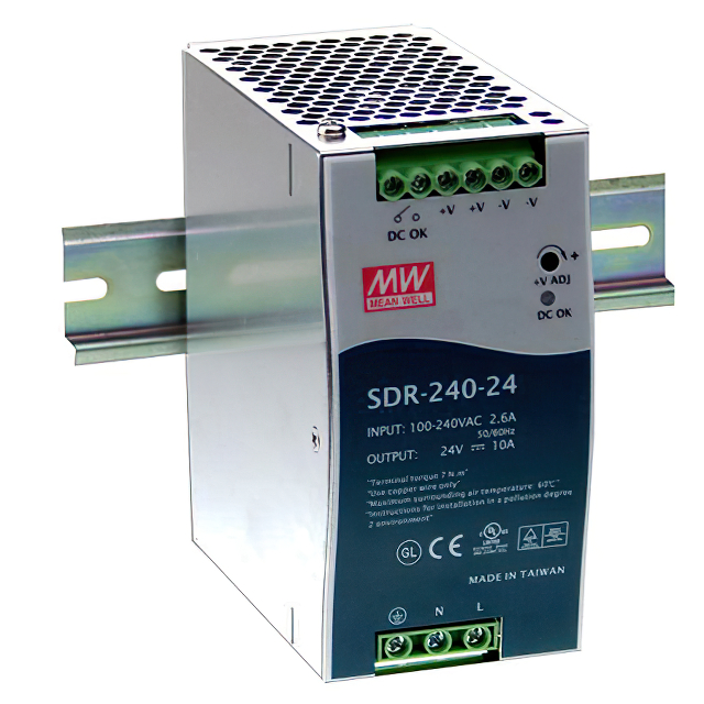 AC/DC DIN RAIL SUPPLY 24V 240W