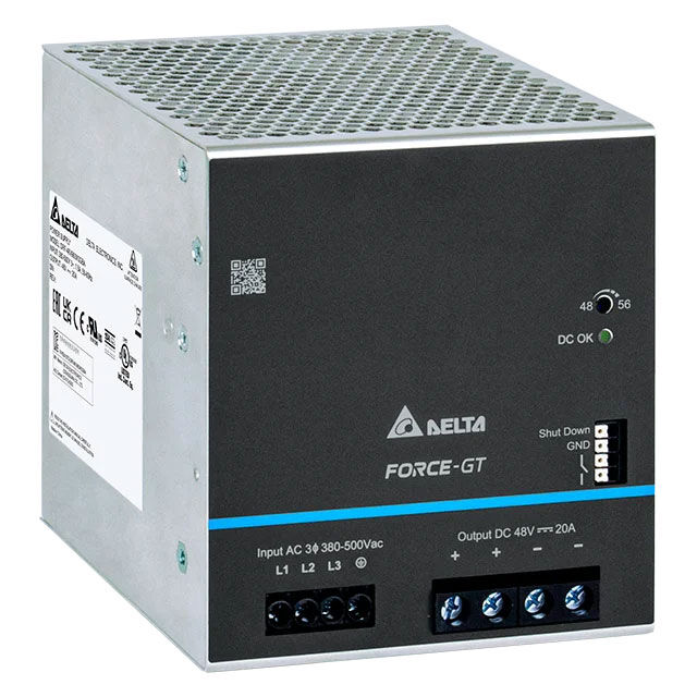 DIN-RAIL PS 960W / 48V 3PHASE