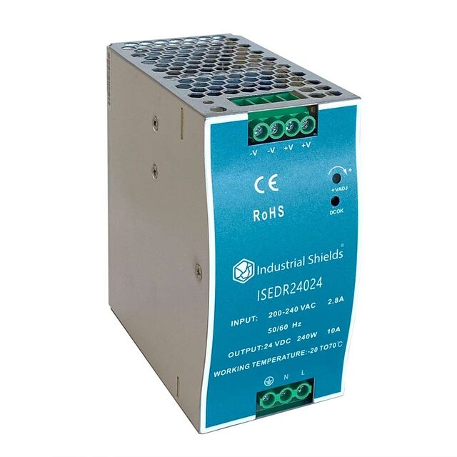 DIN RAIL POWER SUPPLY, AC-DC, 24