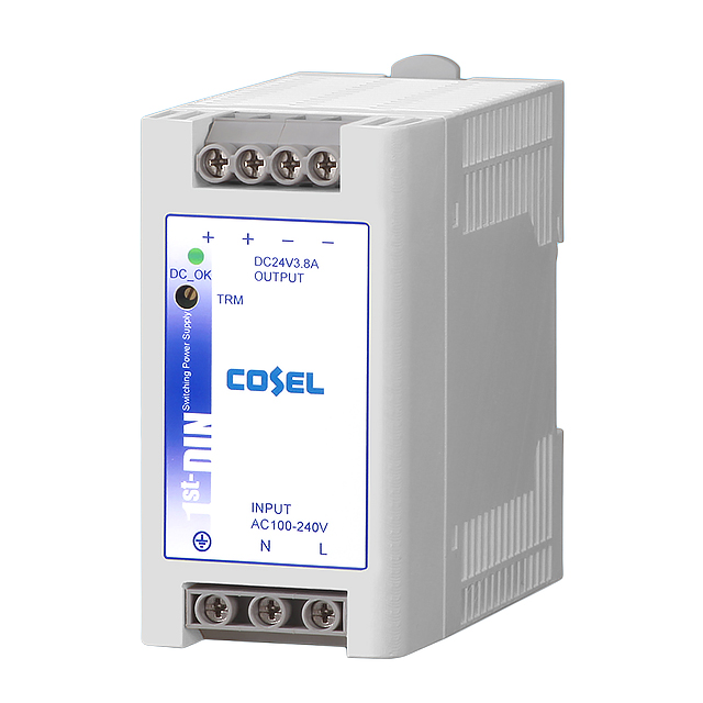 AC/DC DIN RAIL SUPPLY 24V 90W