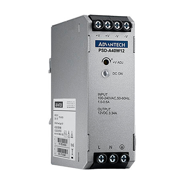 AC/DC DIN RAIL SUPPLY 12V 40W