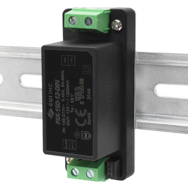 AC/DC DIN RAIL SUPPLY 15V 15W