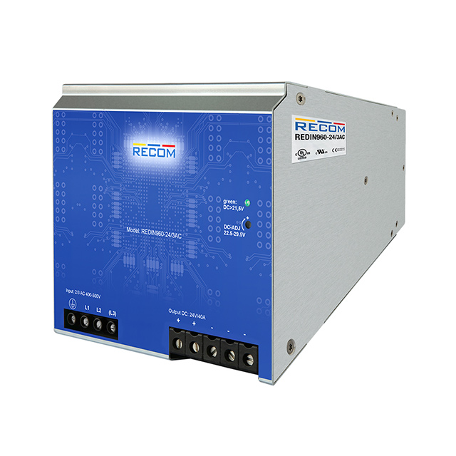AC/DC DIN RAIL SUPPLY 24V 960W