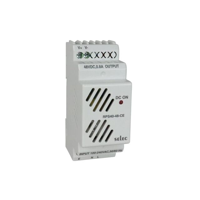 40W, 24V/1.6A DIN RAIL MOUNTED P