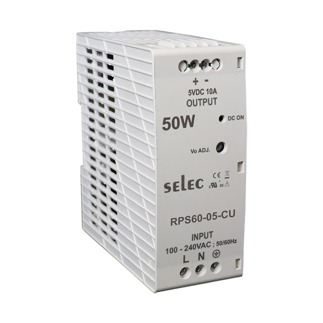 AC/DC DIN RAIL SUPPLY 5V 50W