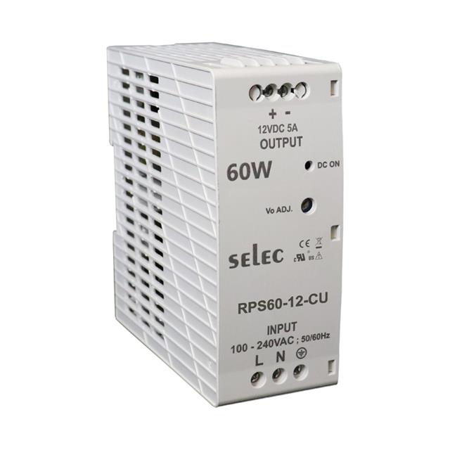 AC/DC DIN RAIL SUPPLY 12V 60W