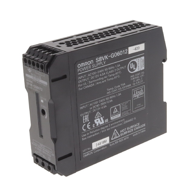 AC/DC DIN RAIL SUPPLY 12V 60W