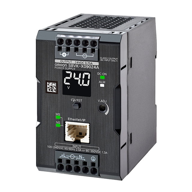 AC/DC DIN RAIL SUPPLY 24V 90W