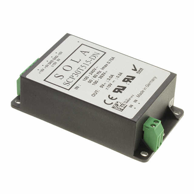 AC/DC DIN RAIL SUP 5V +/-15V 30W