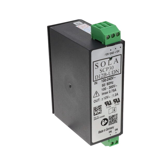 AC/DC DIN RAIL SUP 5V +/-15V 30W