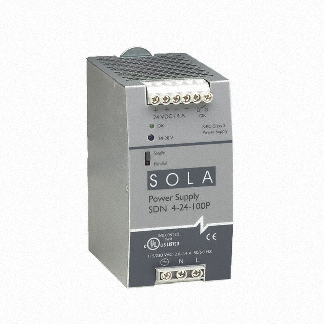 AC/DC DIN RAIL SUPPLY 24V 96W