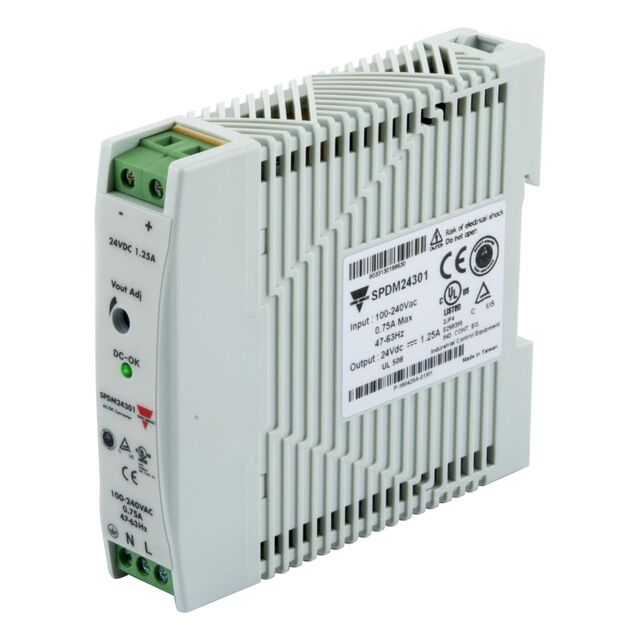 AC/DC DIN RAIL SUPPLY 24V 30W