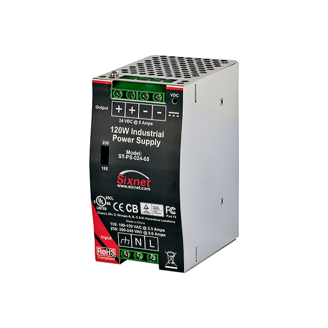 AC/DC DIN RAIL SUPPLY 24V 120W